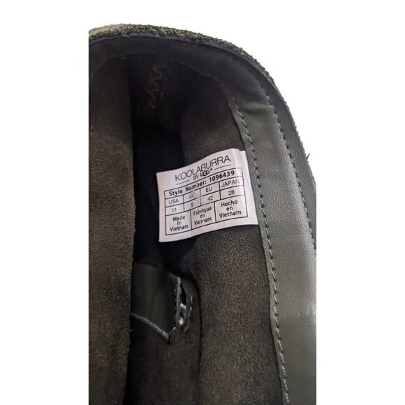 Koolaburra by UGG Women's 11 Lorelei Green Suede Ankle Boots Booties 1096439 - Picture 5 of 7